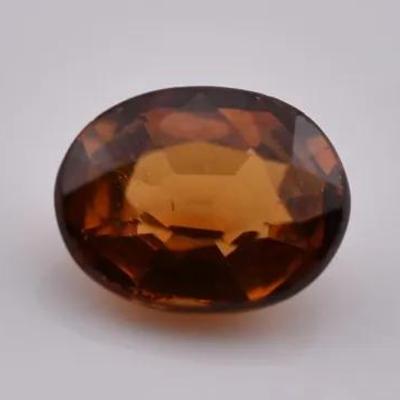 0.7 Carat Natural Oval Spessartite Garnet - VS