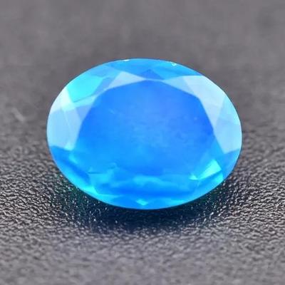 1.3 Carat Natural Oval Blue Opal