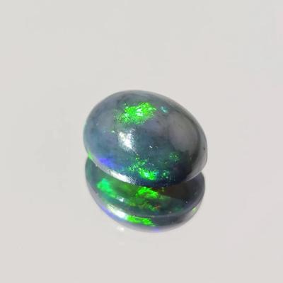 2.5ct Natural Black Opal Floral Flash Play