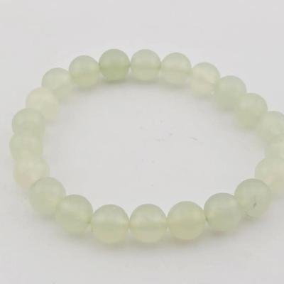 Prehnite Bead Stretch Bracelet 