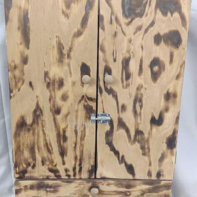 Sale Photo Thumbnail #98: Custom Flame-Scorched Dart Board