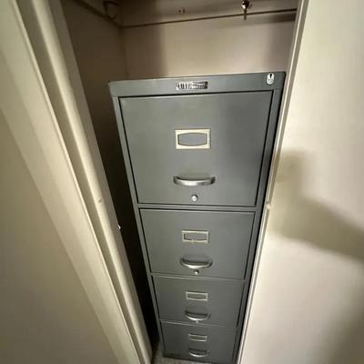 Premium Set of Two (2) Heavy-Duty Filex 4-Drawer Vertical Filing Cabinets