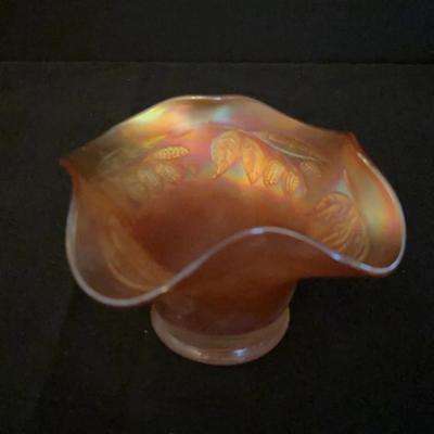 Carnival Glass Candy Bowl