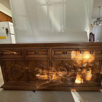 Vintage Solid Wood Sideboard