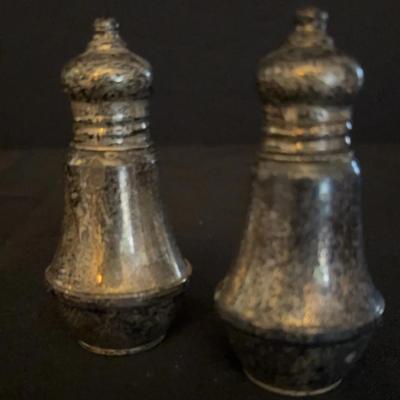 DUCHIN CREATION Sterling Silver Weighted 3” Salt & Pepper Shakers 