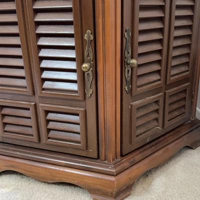 Vintage Hexagonal End Table