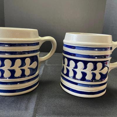 Williamsburg Pottery Tankards (2)