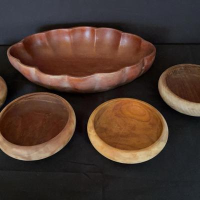Mahogany Haitian Bowls 