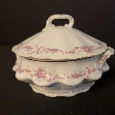 Lewis Straus & Sons Porcelain Covered Dish