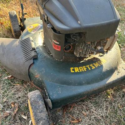 Green Craftsman Mower