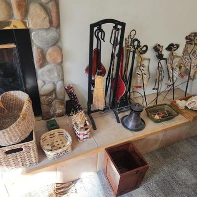 Fireplace tool sets 
