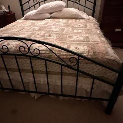 Wrought iron bed