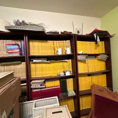 Bookcases & National Geographic collection