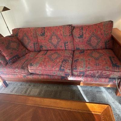 American mission style couch