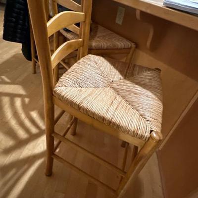 Rattan jute dining chair