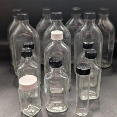 Clear Glass Pharmacy Bottles 