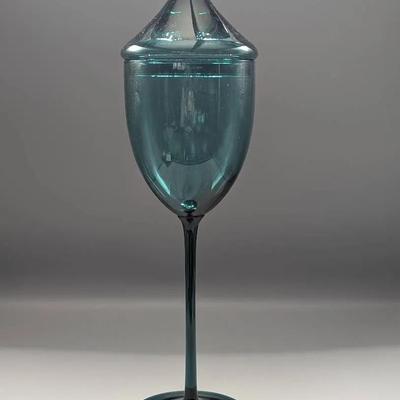 Mid Century Empoli Apothecary Jar