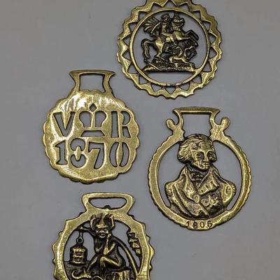 Brass Harness Medallions