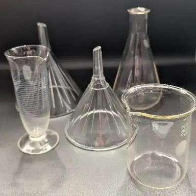 Apothecary Beakers and Funnels