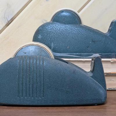 1940's Cast Iron Whale Tape Dispensers