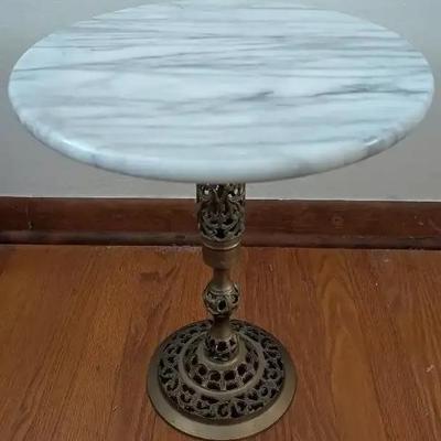 French Style Marble Topped Table