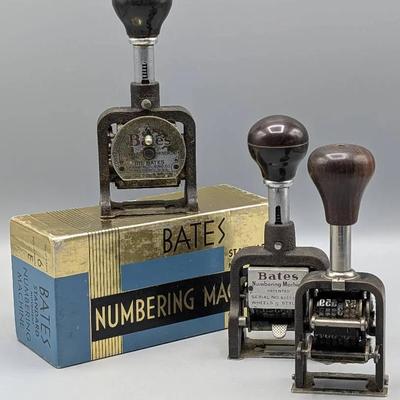Bates Numbering Machines