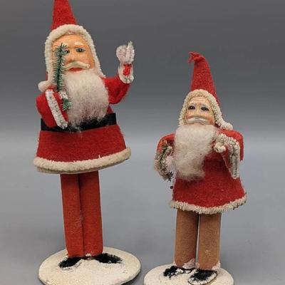Belsnickle Putz Santas 