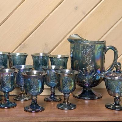 Indiana Glass Harvest Grape Carnival Glass