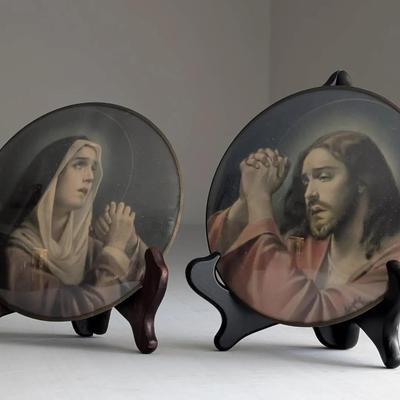 Peter Watson Convex Glass Praying Wall Hangings