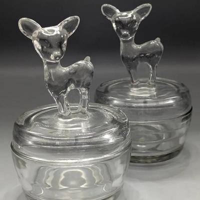 Jeannette Glass Vanity Jars
