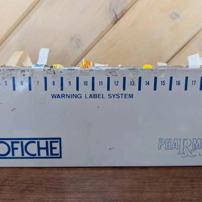 Pharmacy Warning Label System