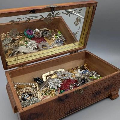 Wooden Chest of Pins