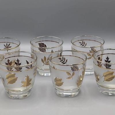 Libbey Golden Foliage Old Fashioned Glasses