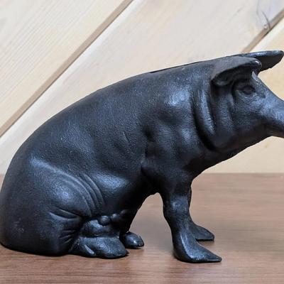 Cast Iron Pig Bank