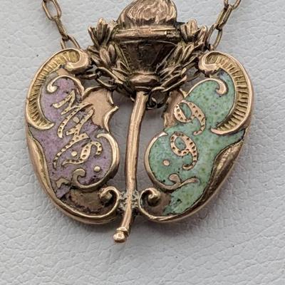 Antique Bronx New York Folger High School Pin