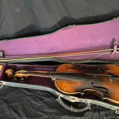 Antique Antonius Stradivarius Cremonensis Violin With Case