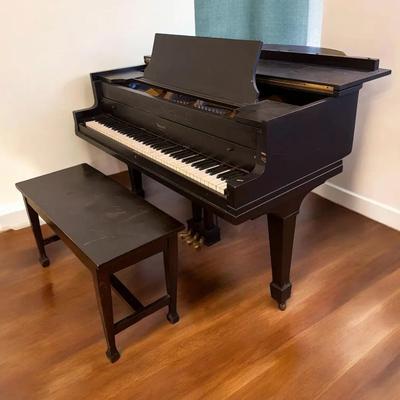 Howard Baby Grand Piano With Bench
