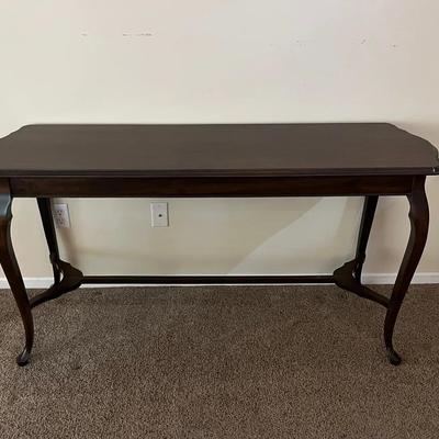 Vintage Hardwood Sofa/Entryway Table 