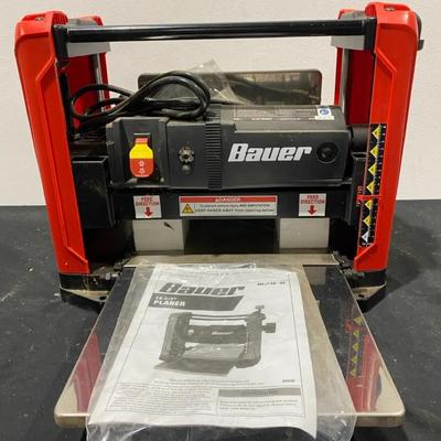 BAUER 15 Amp, Portable Thickness Planer