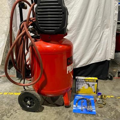 Central Pneumatic 26 Gallon 1.8 HP 150 PSI Oil-Free Air Compressor