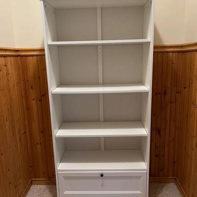 White Bookcase 
