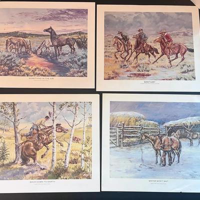 Cowboy Horse Prints Winter Can Wait Sanctuary Air Earth (4) 