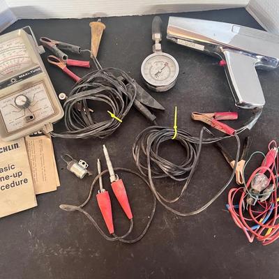 Vintage Auto Tuning Light Testing Car Gauges 