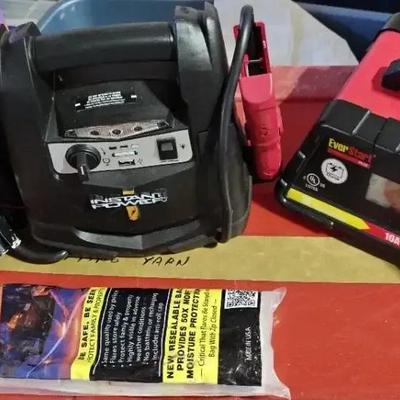 Car Batter Charger, Instant Power And Car Cleaning Supplies