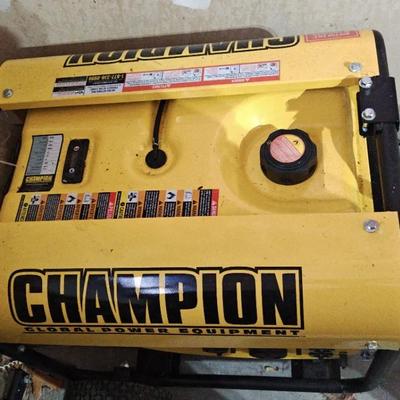 Champion Gas Generator 
Not tested 