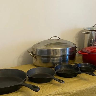 Cast Iron And Stainless Steel Cookware 