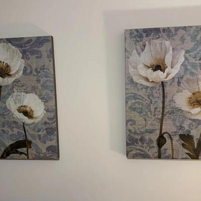 Flowers On Canvas 