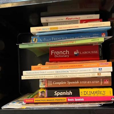 French And Spanish Language Learning Books 