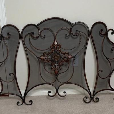 Three Panel Fireplace Screen