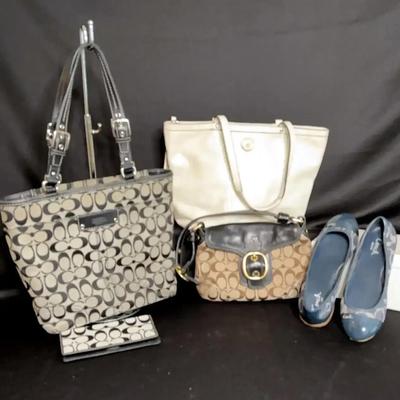 Coach Handbags (3) And Shoes (1)